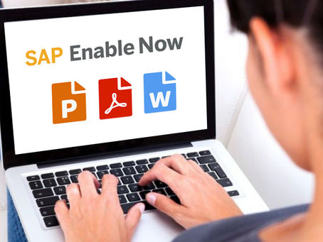 ¿Cómo personalizar el template y generar documentación masiva en SAP Enable Now?