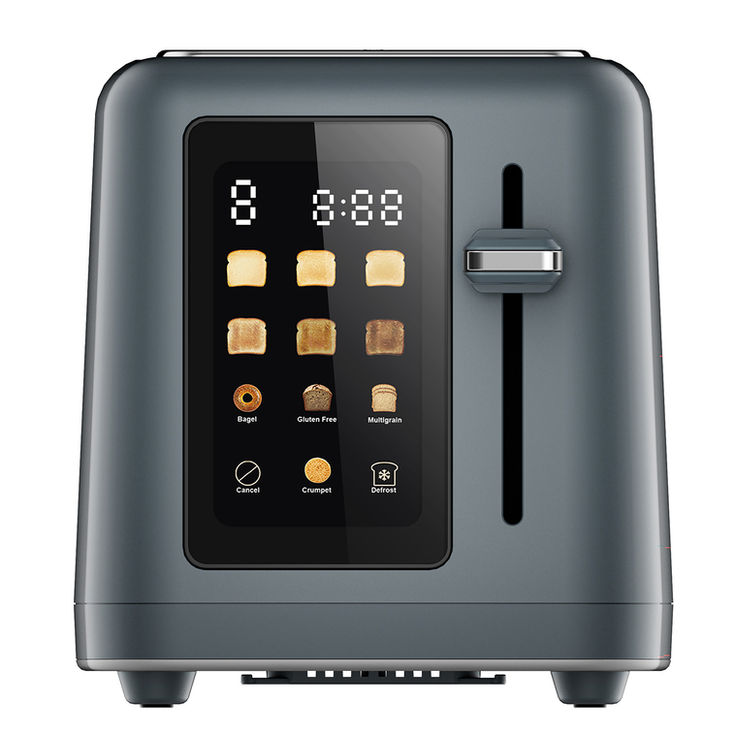 QBELL ToastEase LED toaster showing digital control panel and lever
