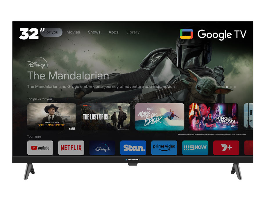Blaupunkt 32 inch frameless HD smart TV lifestyle