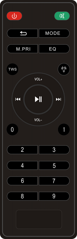 portable party speaker with USB TF AUX and FM radio