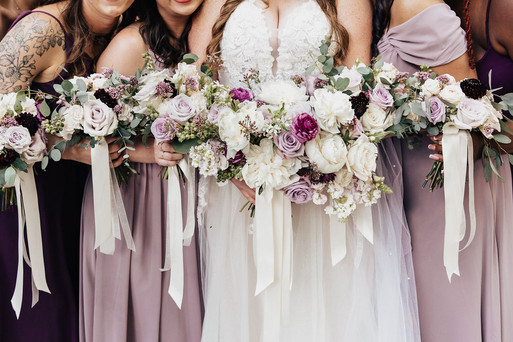 Millcreek Inn Wedding Venue and Wedding Flowers in Salt Lake City Utah. Florals designed and arranged by The Rose Cache, a Utah Florist. Photo take by Team Nicole Aston Photo