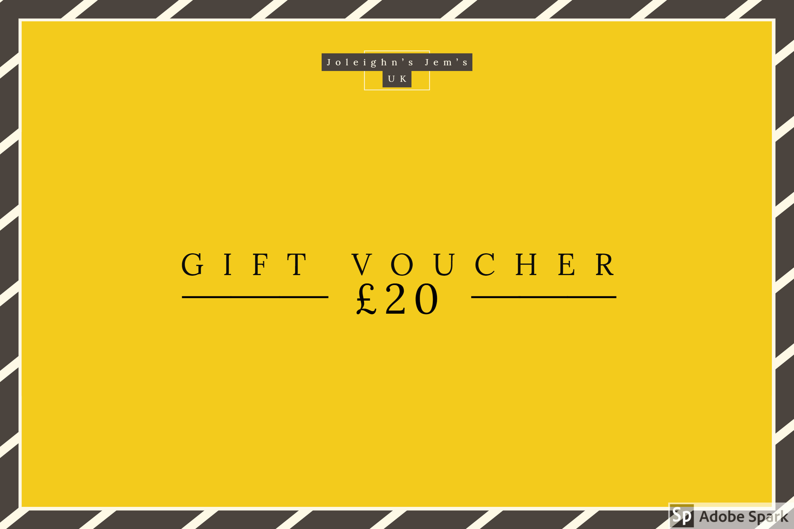 Gift voucher worth £20