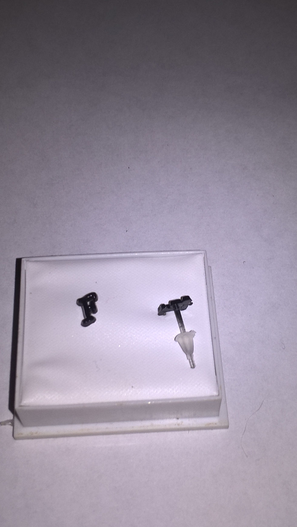 Thumbnail: Black Alphabet letter's A-Z stud earring's