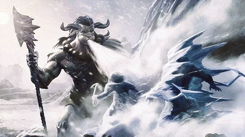 The Fall of Boreas: god of the cold north wind and bringer of winter