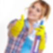 woman gives thumbs up to promoting OCD obsession for cleaning