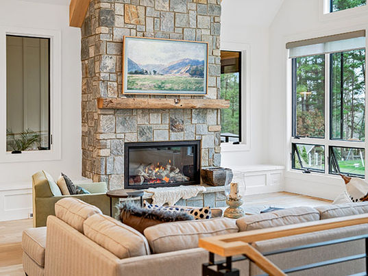 Custom-built, energy-efficient home perfectly sited on the golf course of the Country Club of Asheville
