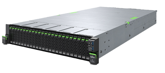 Fujitsu PRIMERGY RX2540 server enterprise-grade performance with multiple drive bays and efficient cooling. A cost-effective solution for IT infrastructure available as new or refurbished with up to a 5-year warranty