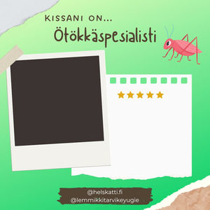 Pohja ammatinvalintatestin tulosta varten - ötökkäspesialisti..