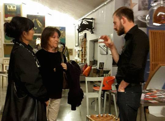 Meeting the public at the Rossini Art & Design Hub