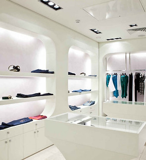 Tienda de ropa iluminación led