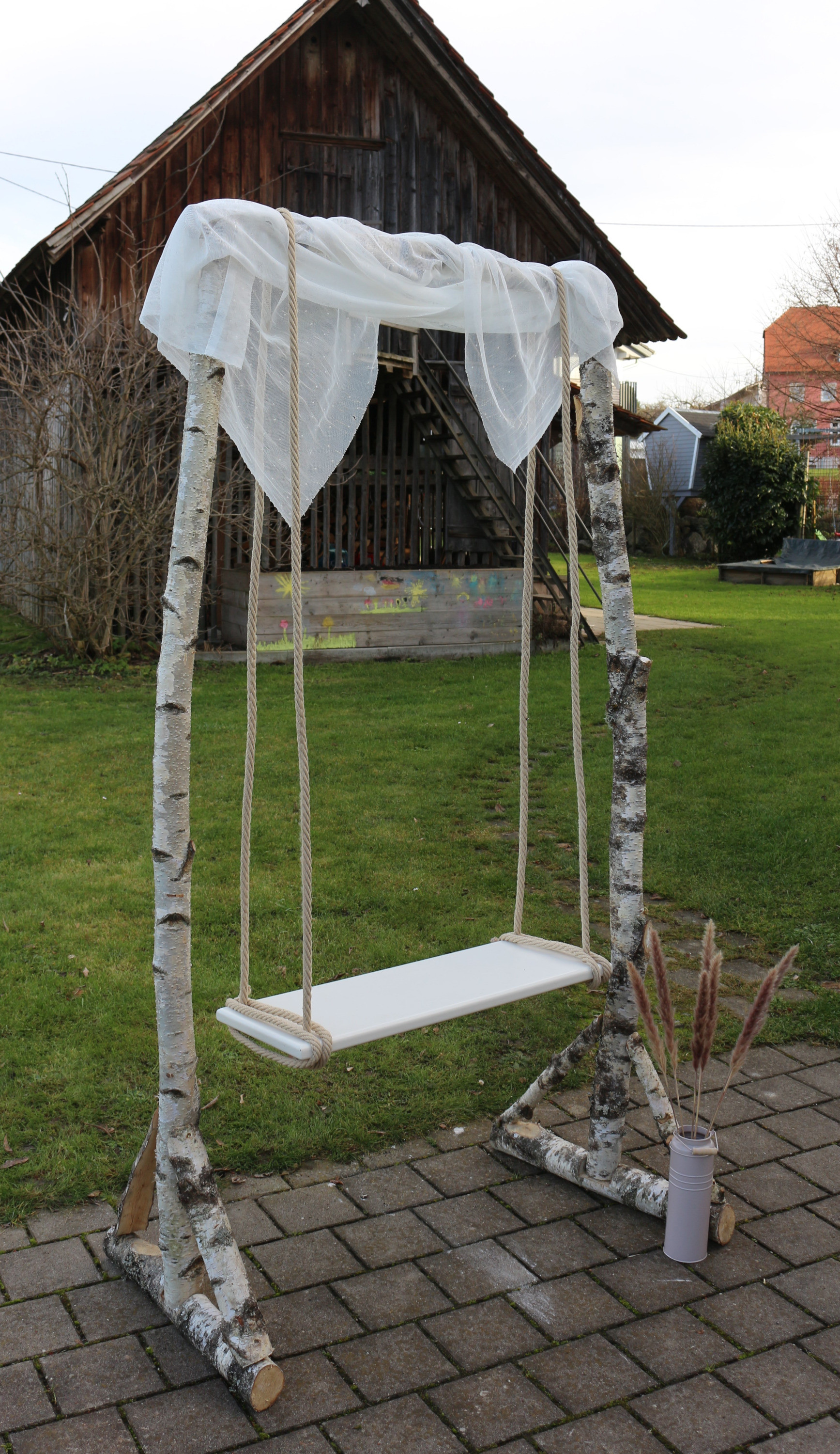 Holzschaukel