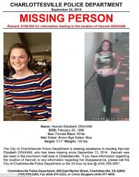 Hannah's missing poster