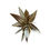 Indexkép: Nagy méretű arany glitteres mikulás virág 32 cm