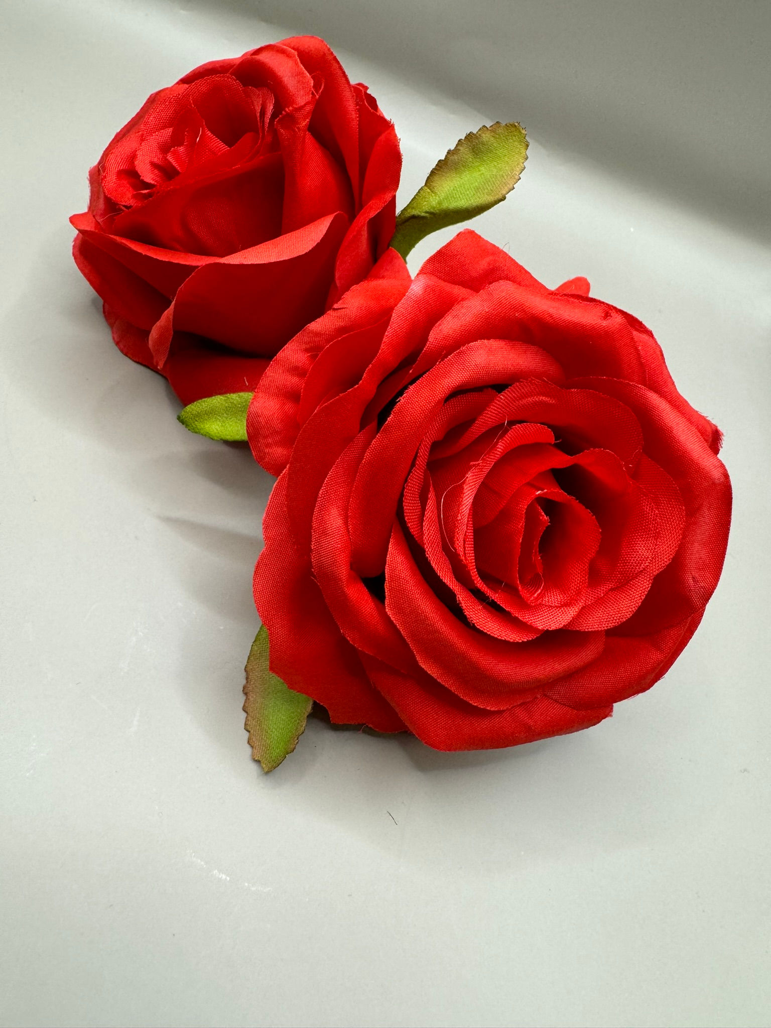 Nagy vörös rózsa virágfej