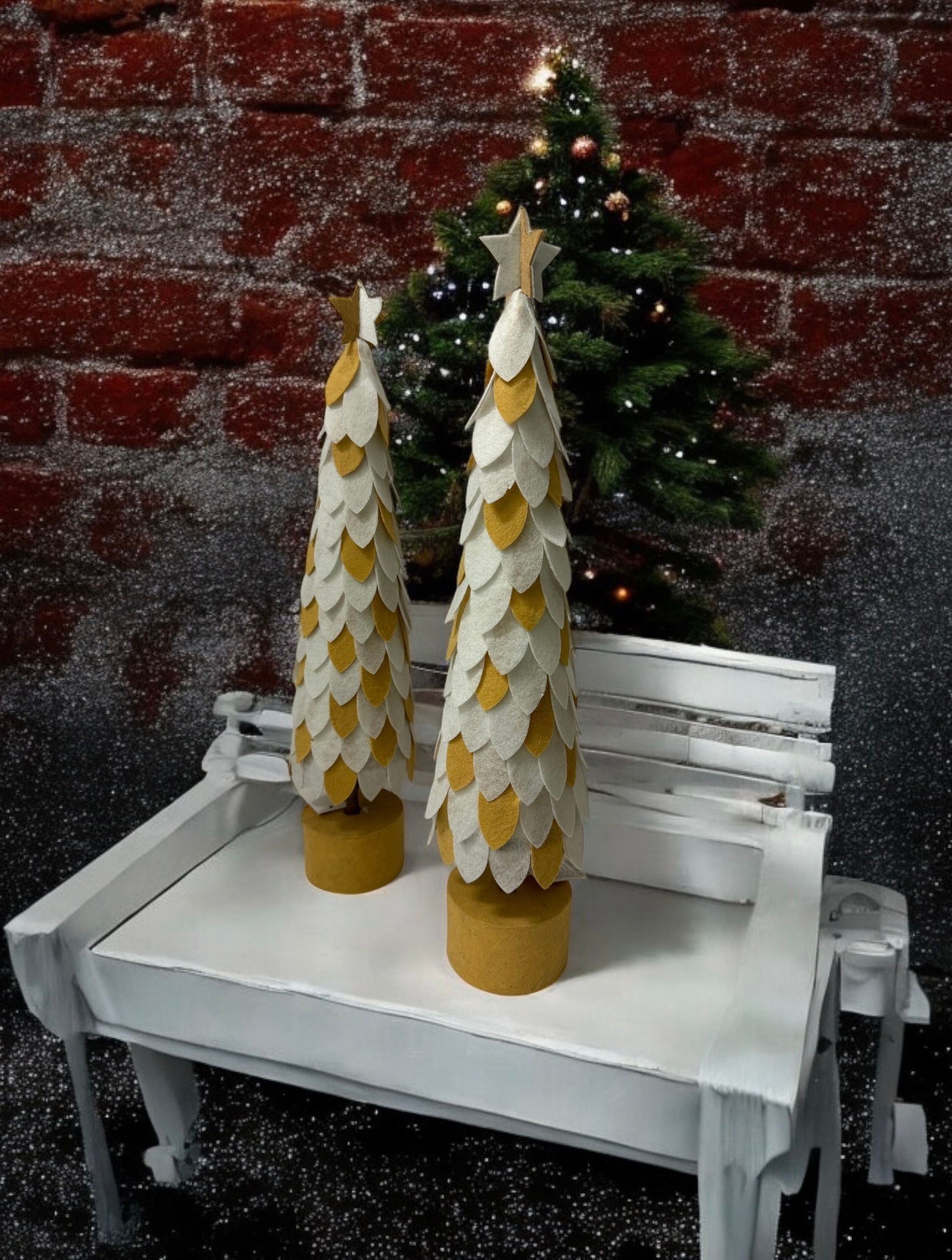 Fenyőfa textil 50 cm