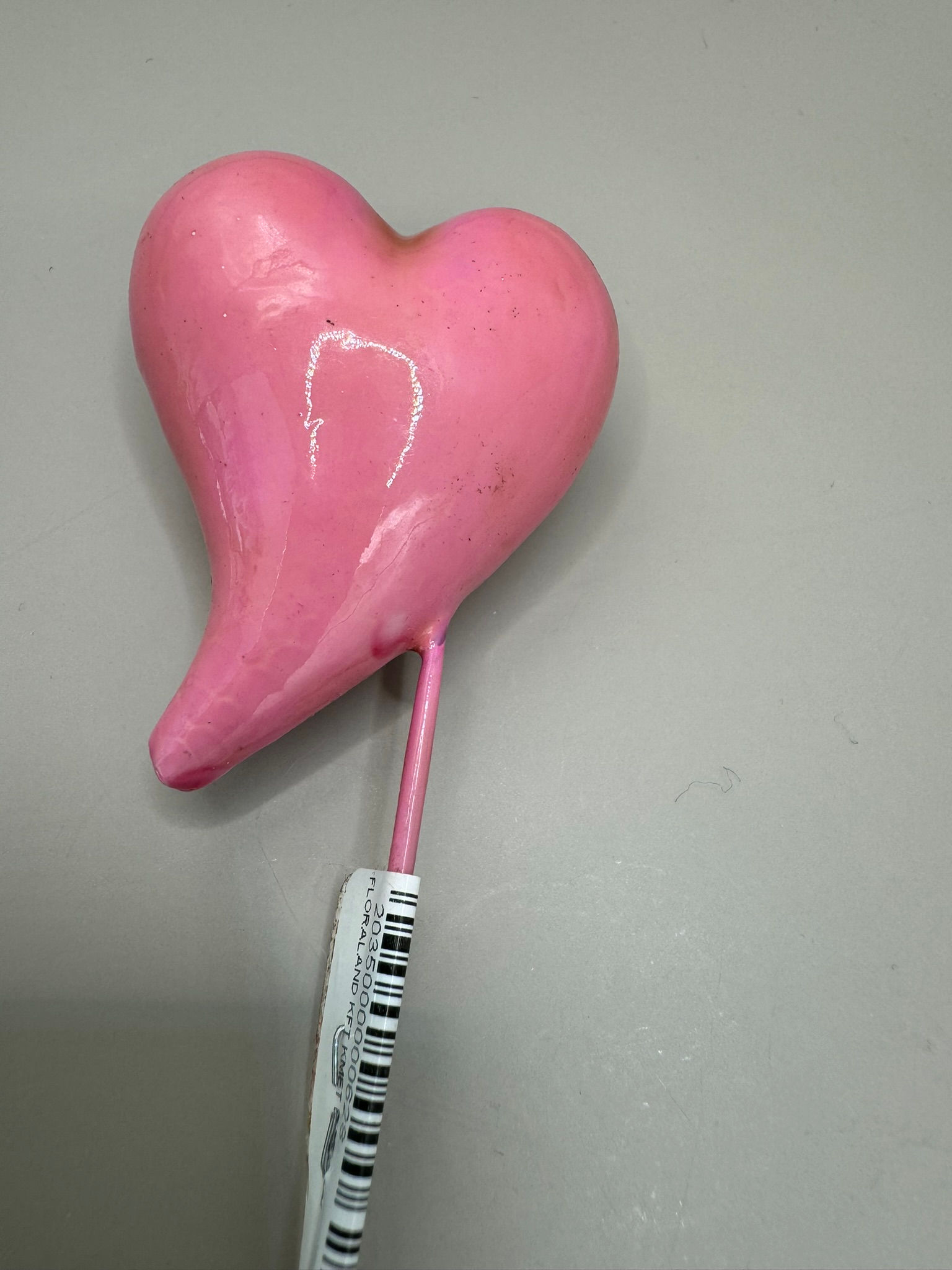 Beszúrós rózsaszín szív