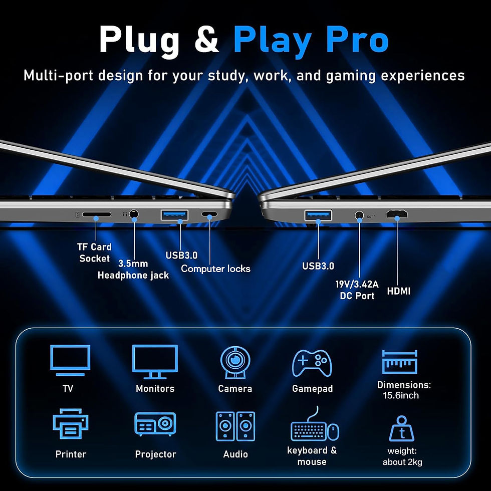 Thumbnail: Windows 11 Pro 15.6" Ultra Slim Portable Laptop Core i9 10980HK 16GB RAM 1TB SSD
