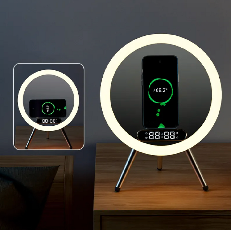 Miniatura: LED Mirror Alarm Wireless Charger