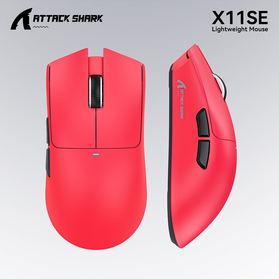 サムネイル： Attack Shark X11  X11SE Wireless Gaming Mouse 3-Mode , PAW3311, 22000DPI, 400IPS