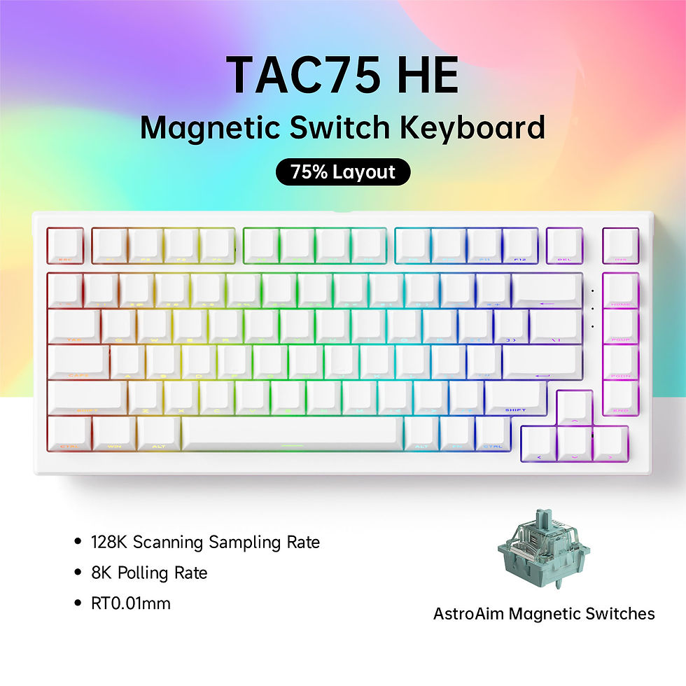 Thumbnail: AKKO TAC75 HE Magnetic Switch Keyboard 75% Gaming Keyboards Rapid Trigger 0.005m