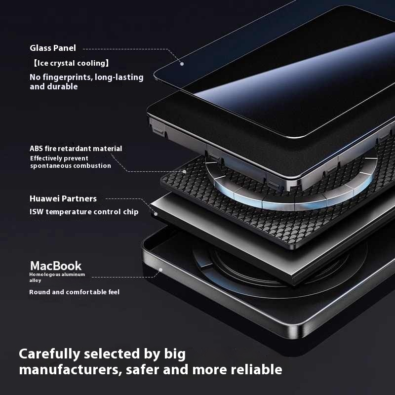 Miniatura: MagSafe Portable Magnetic Wireless Power Bank – 5000mAh Ultra Slim