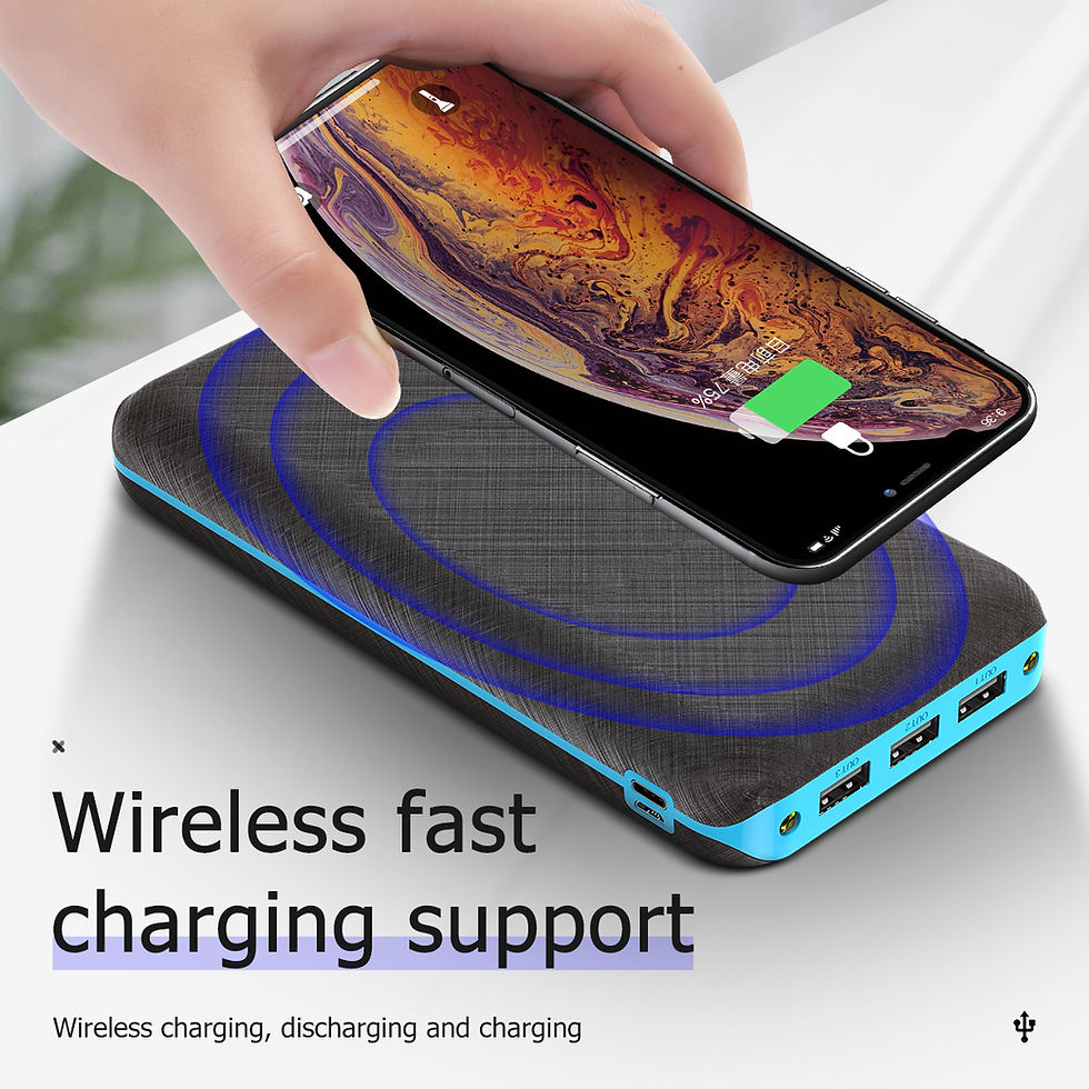 Thumbnail: 30000mAh Solar Power Bank with 3 USB Outputs