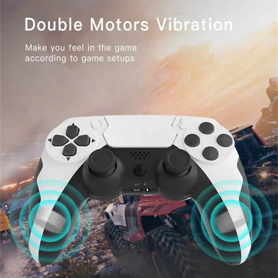 Miniatura: GAMINJA P48 Wireless Gamepad with Six Axis Gyroscope Game Controller For PS4 PS3