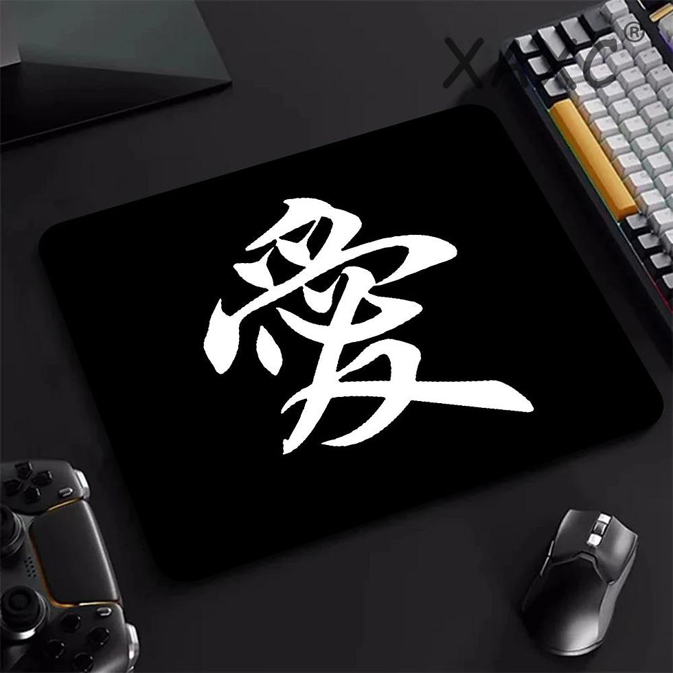 Miniatura: E-Sports Mousepad Chinese Character "Love" Speed Mice Pad Premium Locking Edge M
