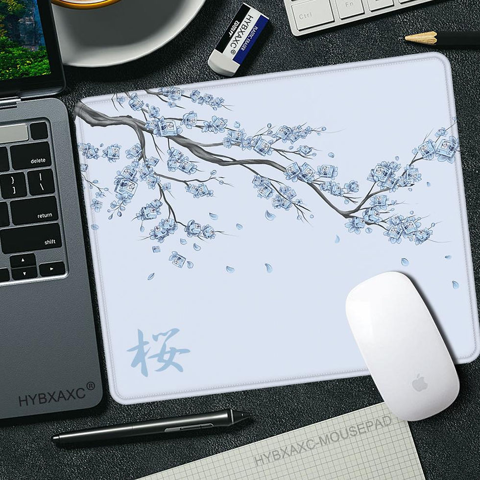 Miniatura: 450x400 Japan Cherry Blossom Game Small Mousepad Computer Sakura Desk Mat Table 
