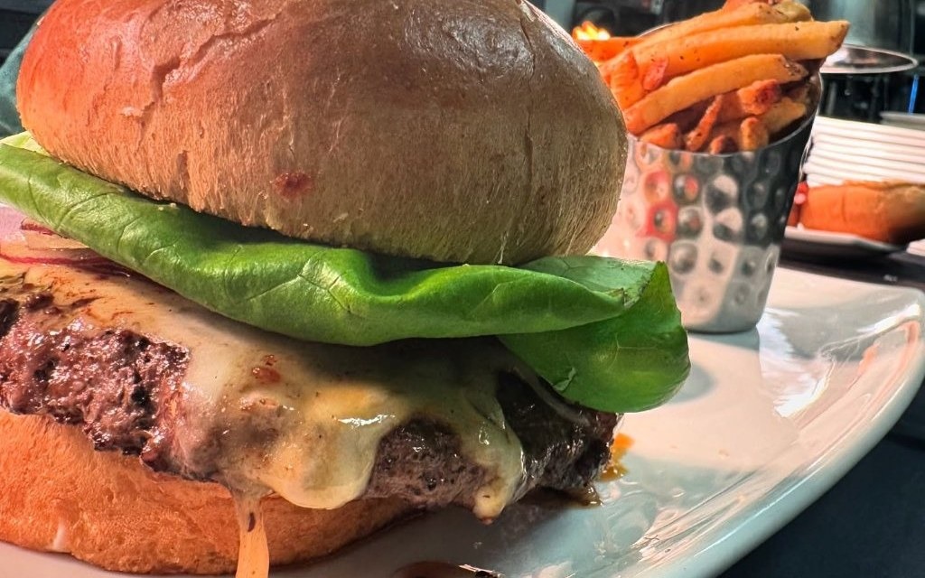 The PAB burger from the scratch kitchen