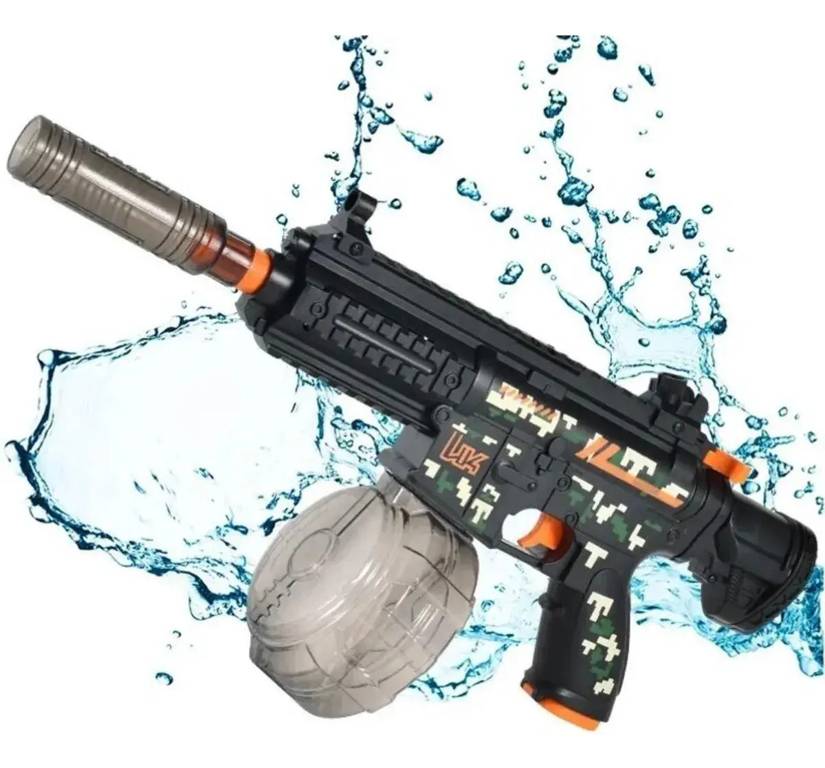 Pistola De Agua Eléctrica Automática Tipo Rifle Playa Piscina
