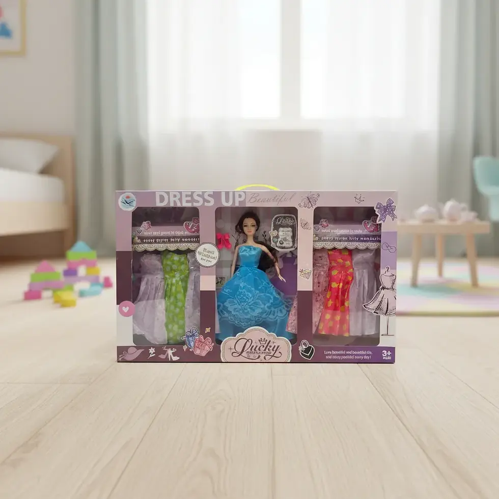 Miniatura: Muñeca Con Vestidos Y Zapatos Muñeca Con Ropa Y Accesorios