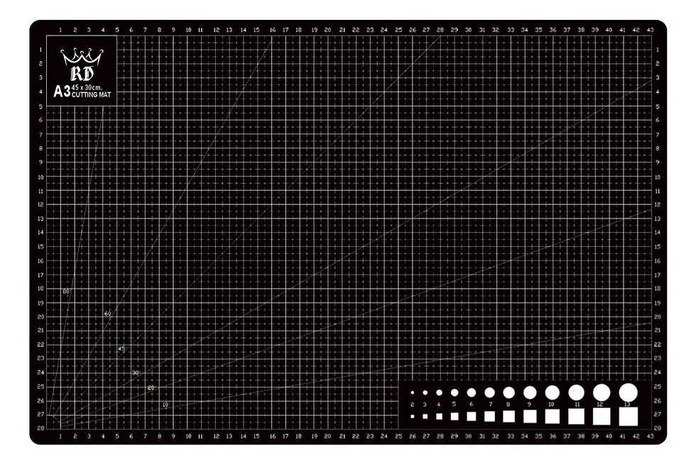 Miniatura: Base De Corte A3 Tabla De Corte Doble Faz 45x30 Cm Goma