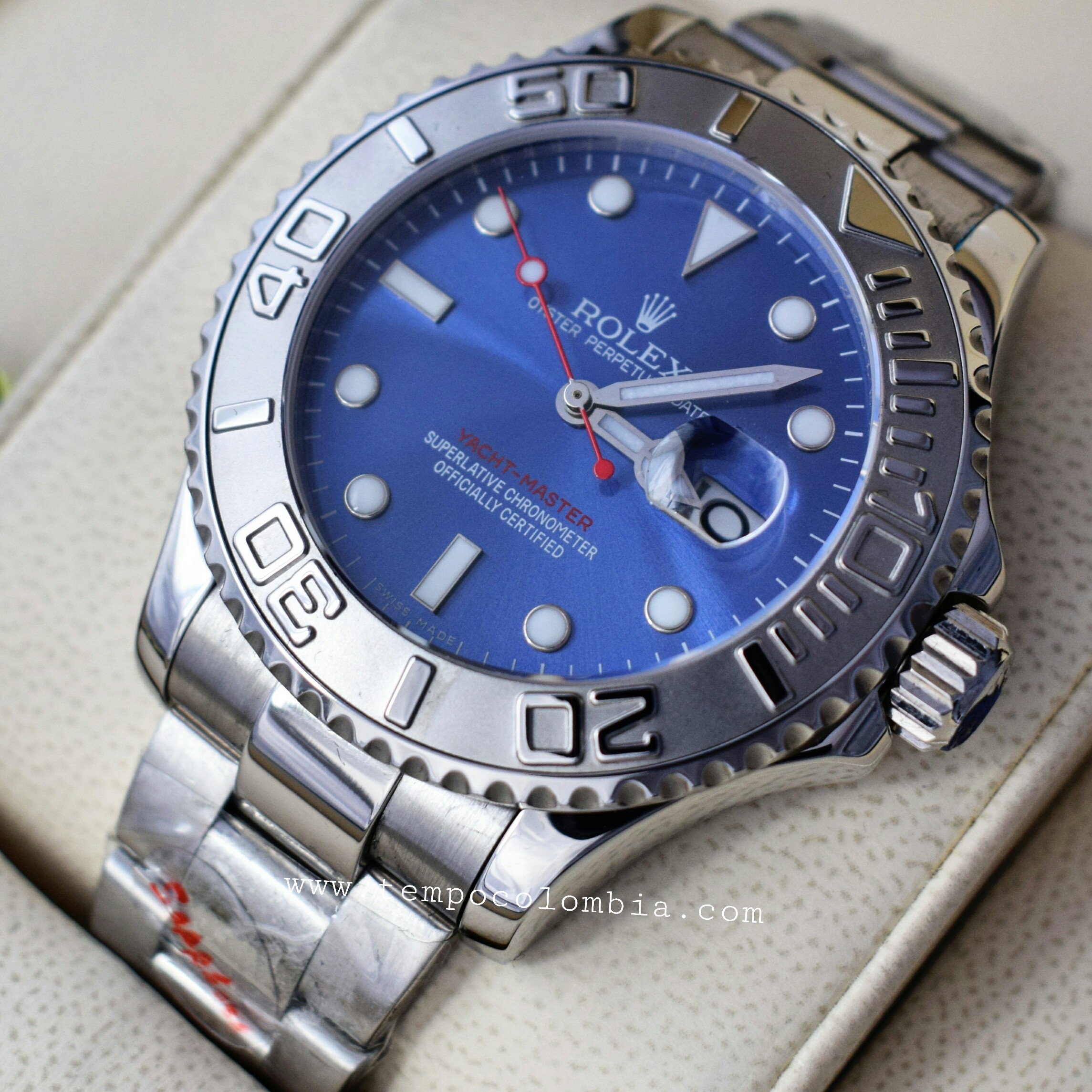 YACHT MASTER DIAL AZUL ROLEX