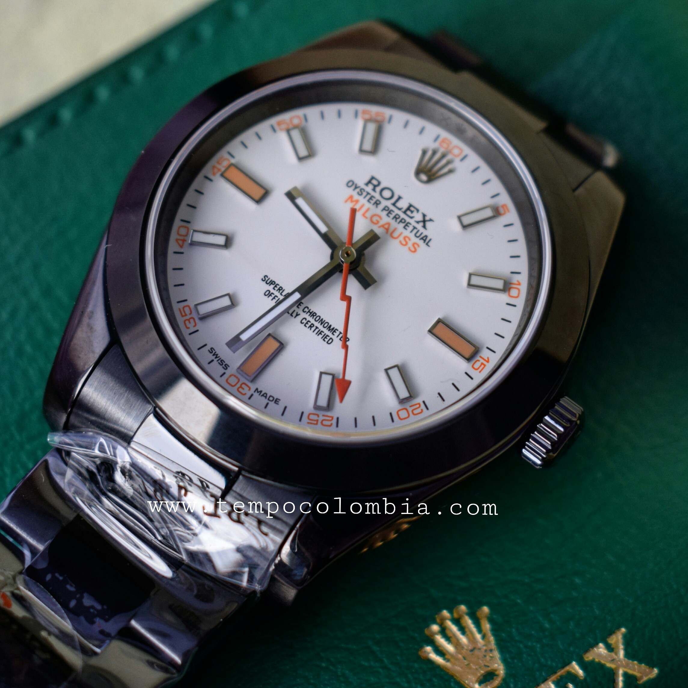 ROLEX MILGAUSS PAVONADO
