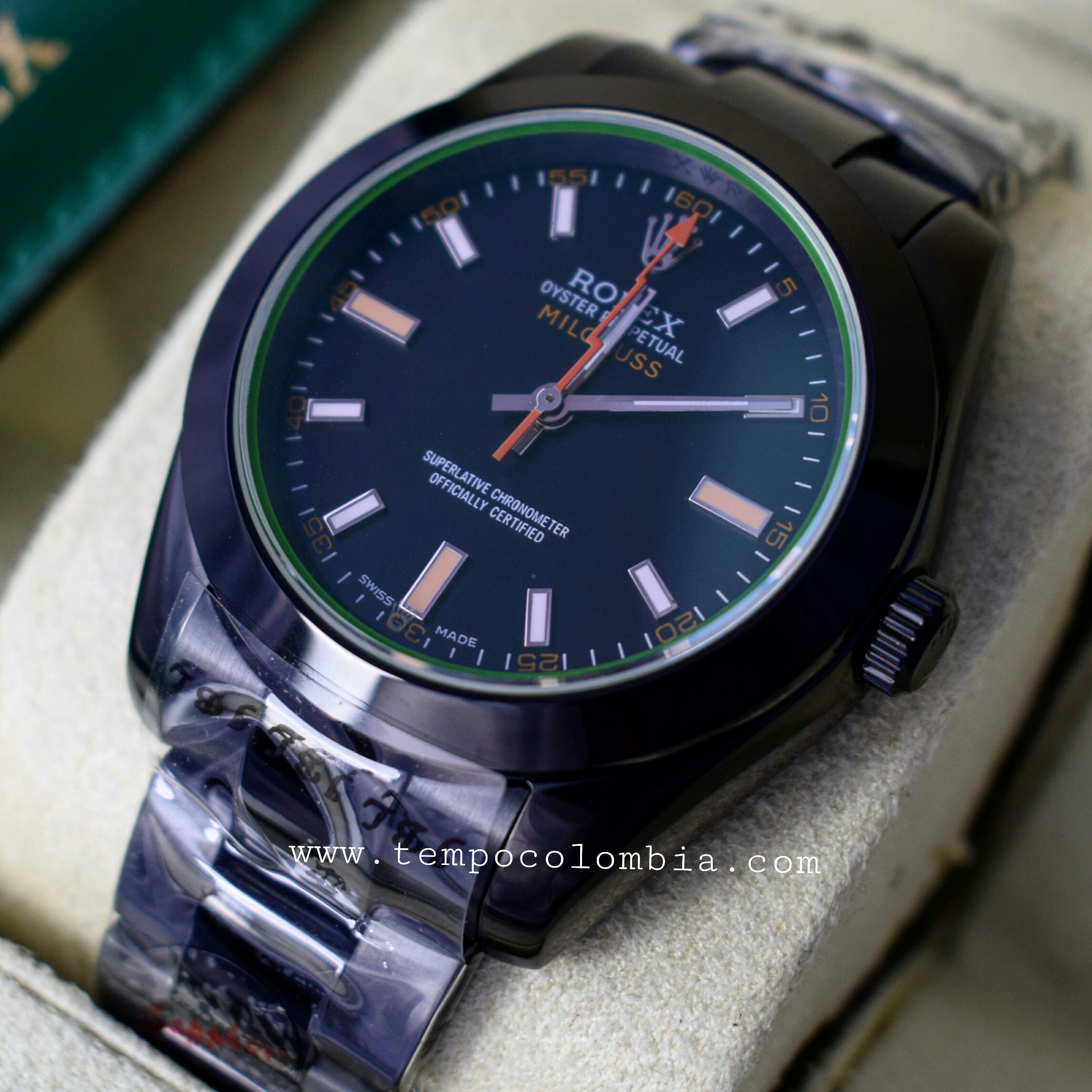 ROLEX MILGAUSS PAVONADO