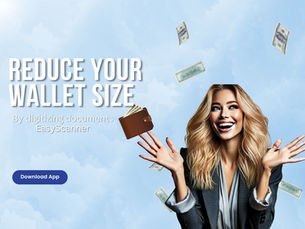 Reduce your wallet size by digitizing documents