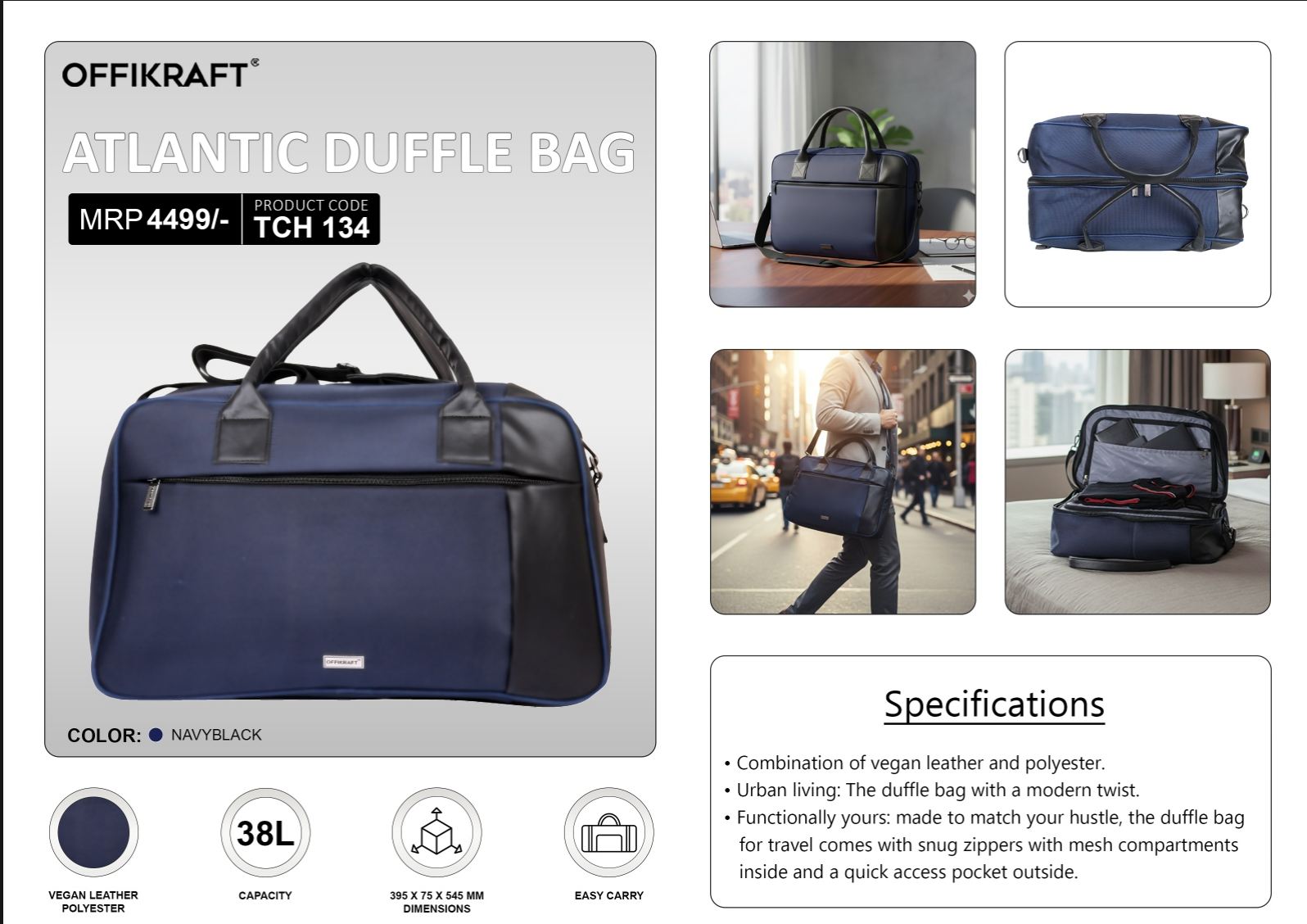 Offikraft Atlantic Duffle Bag