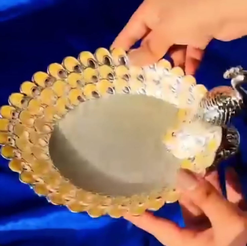 Thumbnail: Peacock Platter with Valvet Box