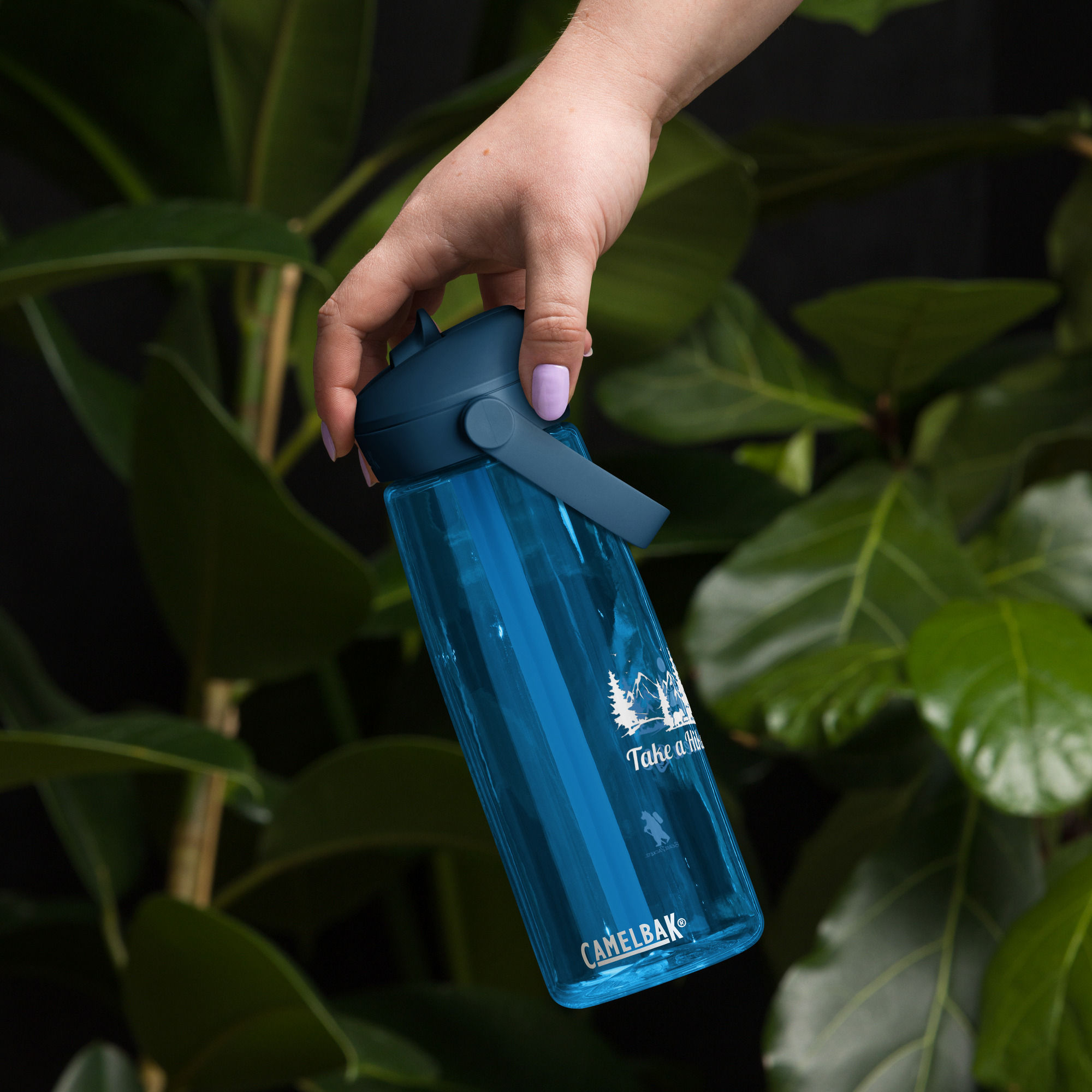 BP Flip Straw Water Bottle WT
