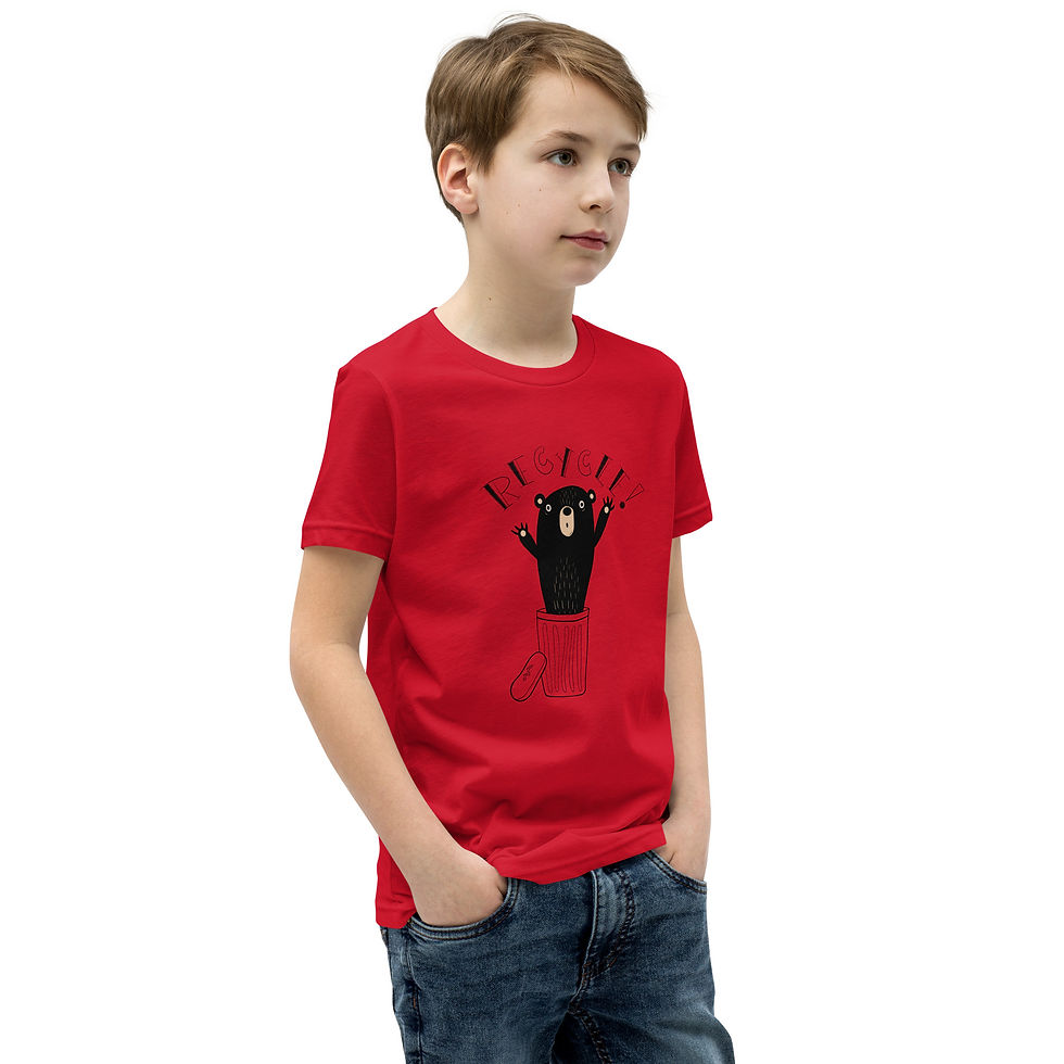 Thumbnail: Kid's Unisex Recycle Bear T
