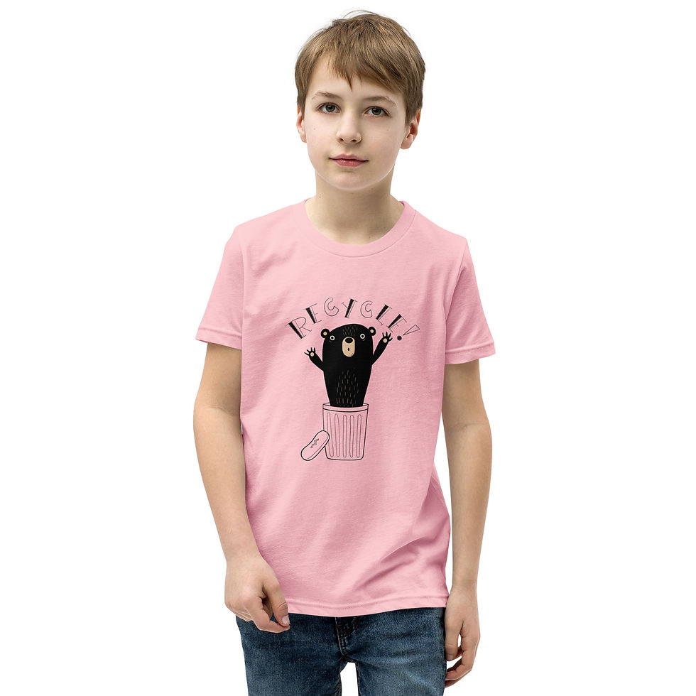 Thumbnail: Kid's Unisex Recycle Bear T