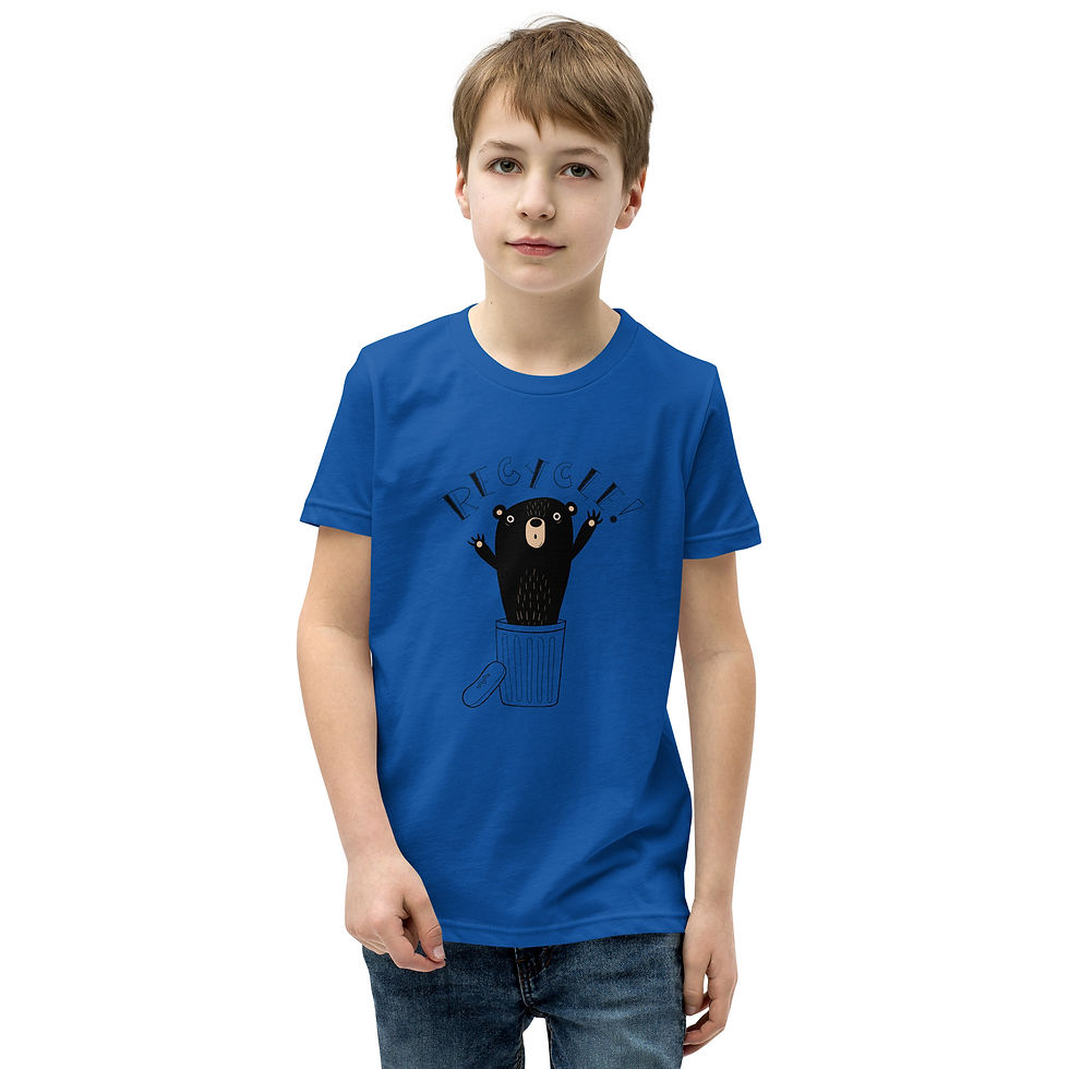 Thumbnail: Kid's Unisex Recycle Bear T