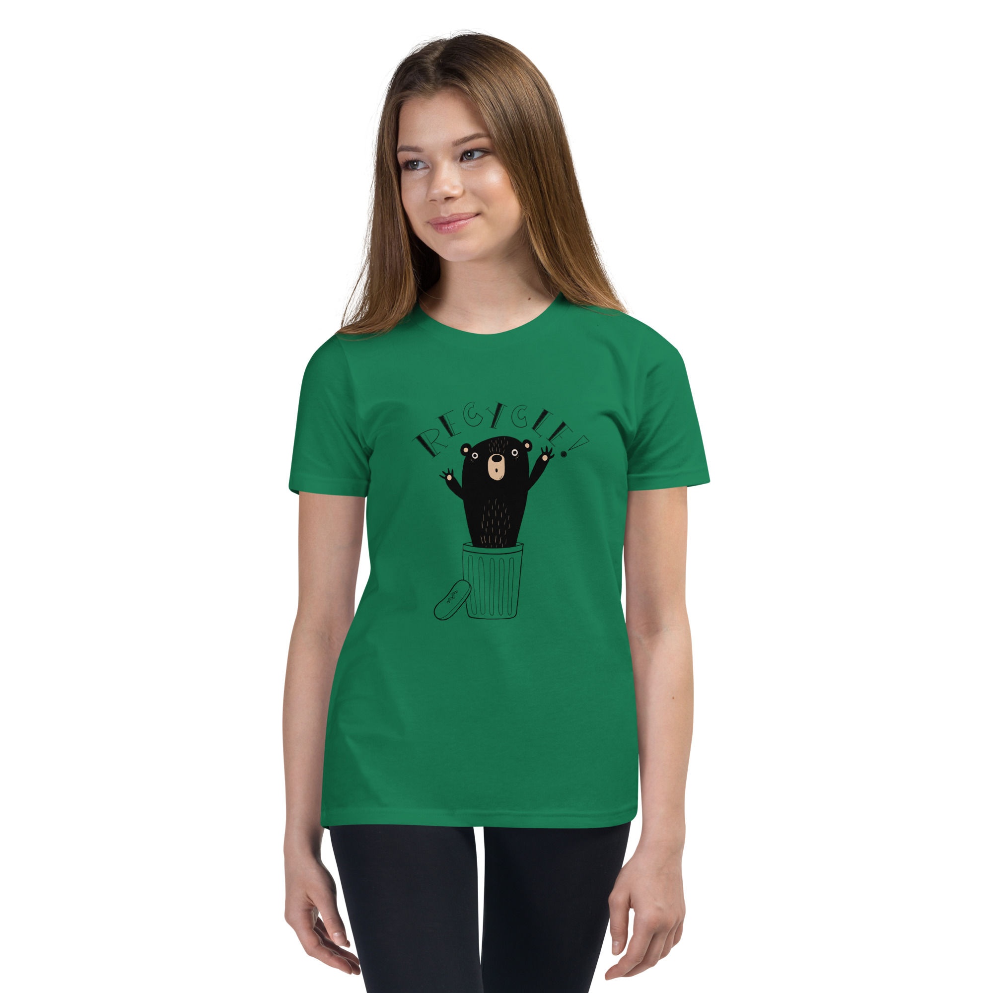 Kid's Unisex Recycle Bear T