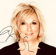 Signed photograph of the comedian Jennifer Saunders