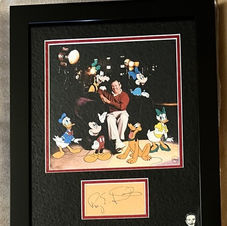 Roy Disney Signed Autographed photo