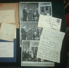 Richard Attenborough 'This is Your Life' signed photos and letter to John Harris, 1962