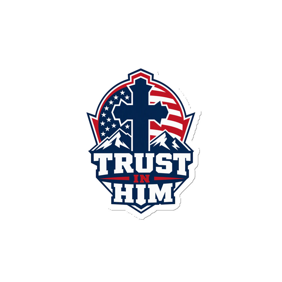 Thumbnail: Trust In Him – Die‑Cut Magnet | Faith & Freedom Collection