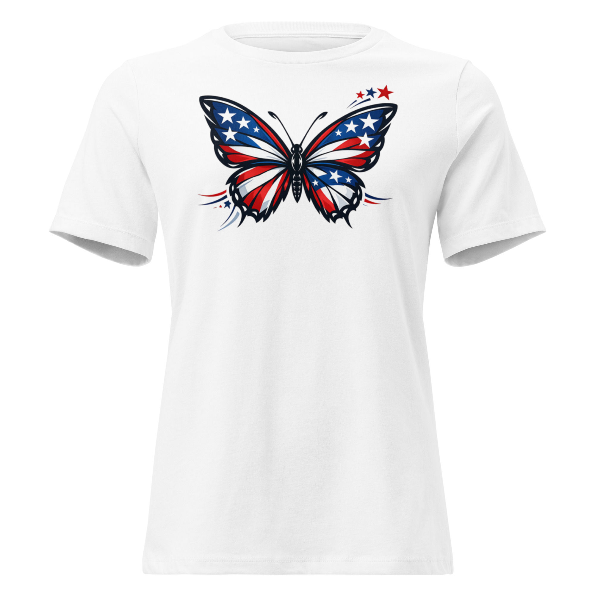 Freedom Collection-Butterfly-Women's Relaxed T-Shirt