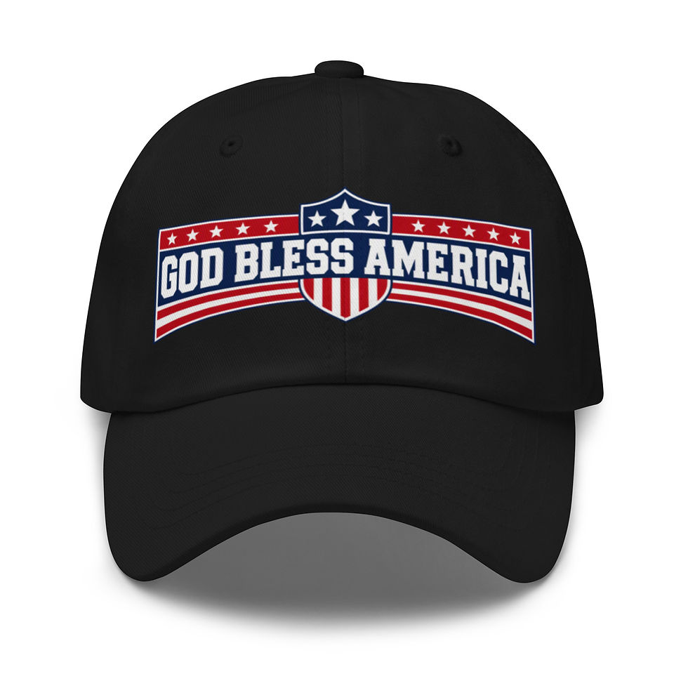 Thumbnail: God Bless America – Classic Dad Hat | Faith & Freedom Collection